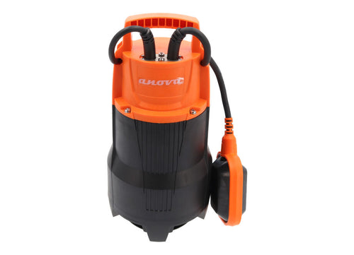 Bomba Electrica Sumergible Aguas Sucias 750W En Fibra