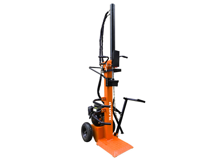 Rompedora De Leña 110CM 15 Ton. - Motor Gasolina 7 HP - Bomba Doble Fase
